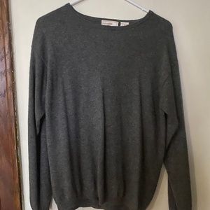 Light grey gently worn cashmere sweater